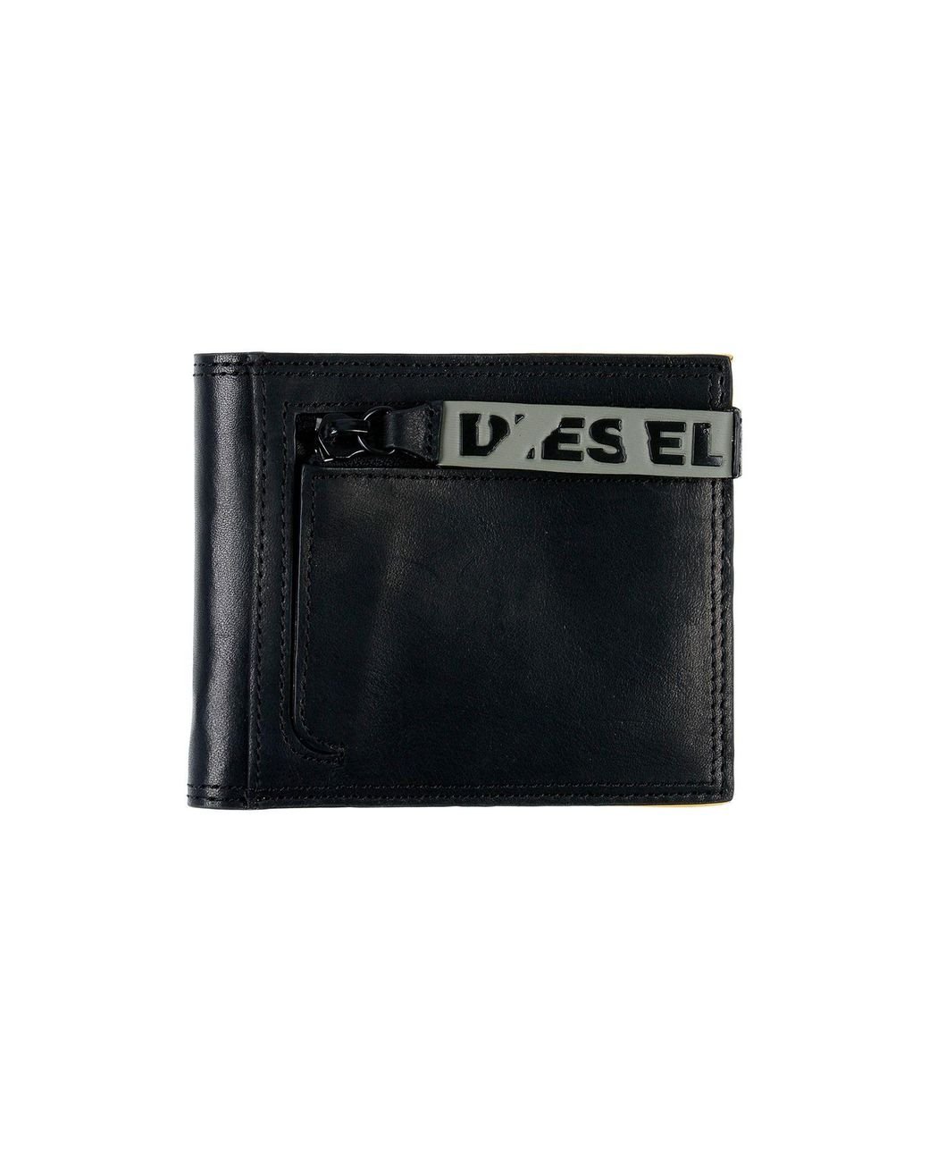 DIESEL Wallet in Black for Men - Lyst