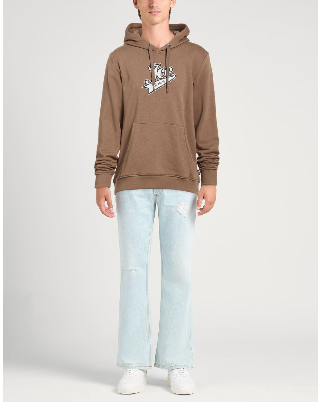 Ice Iceberg Brown Sweatshirt Cotton for men