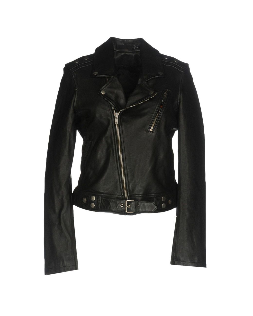 BLK DNM Leather Jacket in Black - Lyst