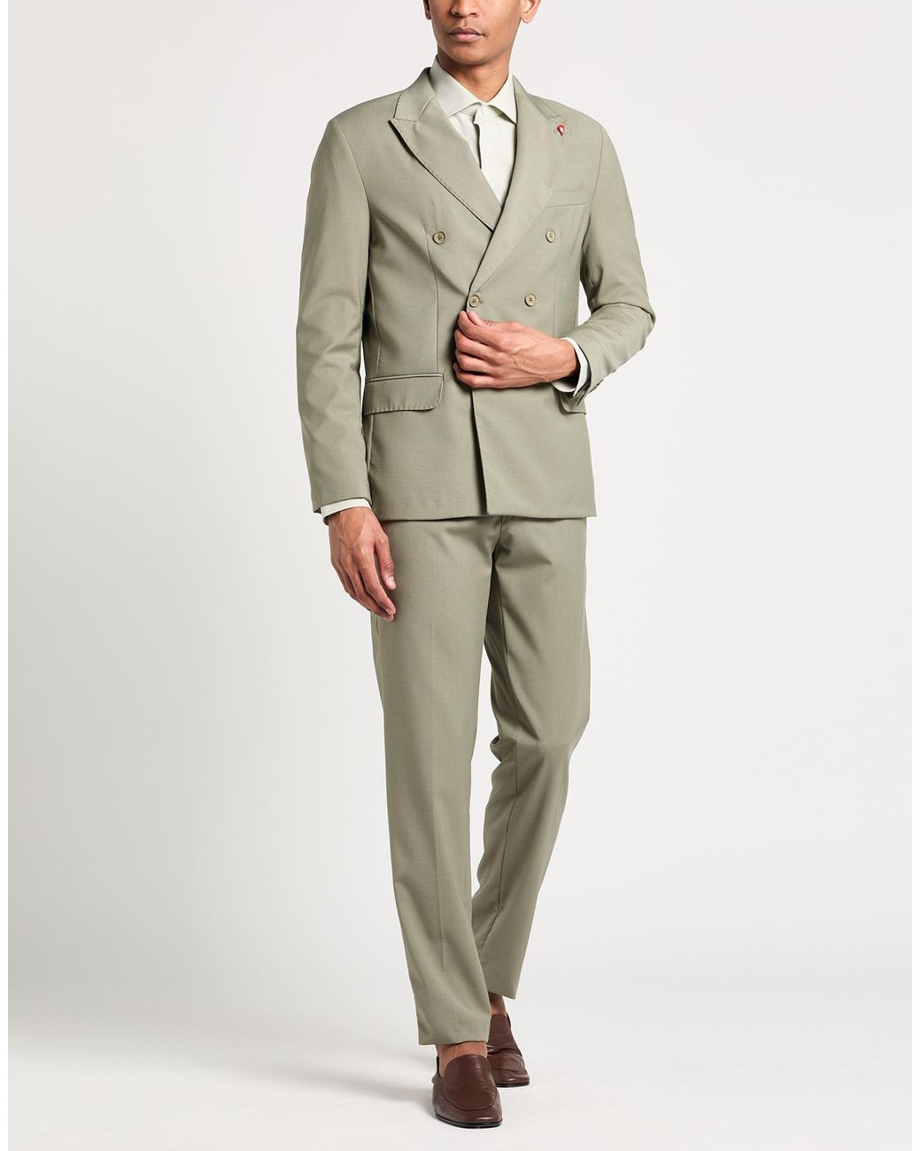BERNESE Milano Gray Suits for men