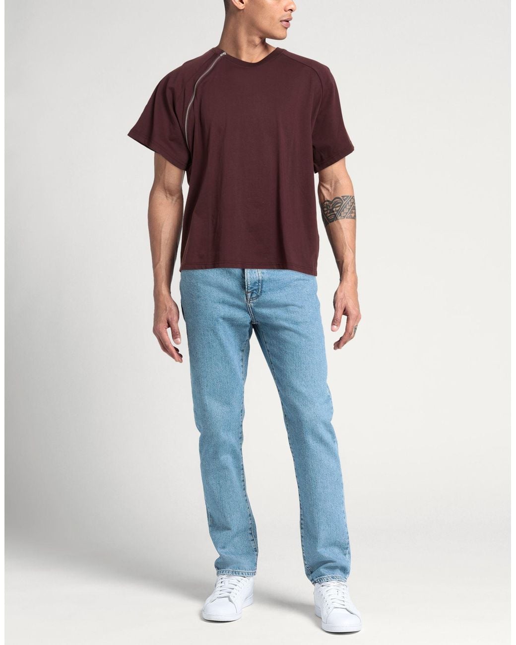 HELIOT EMIL Red T-Shirts for men