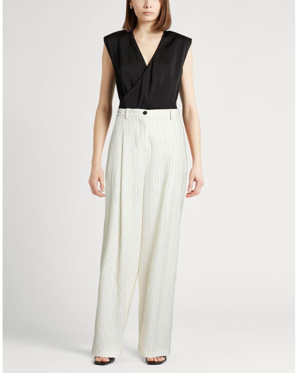Alysi White Trouser
