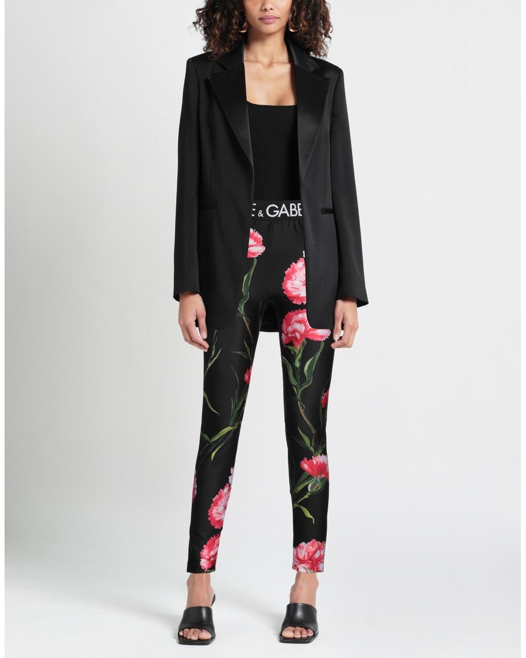 Dolce & Gabbana Red Leggings