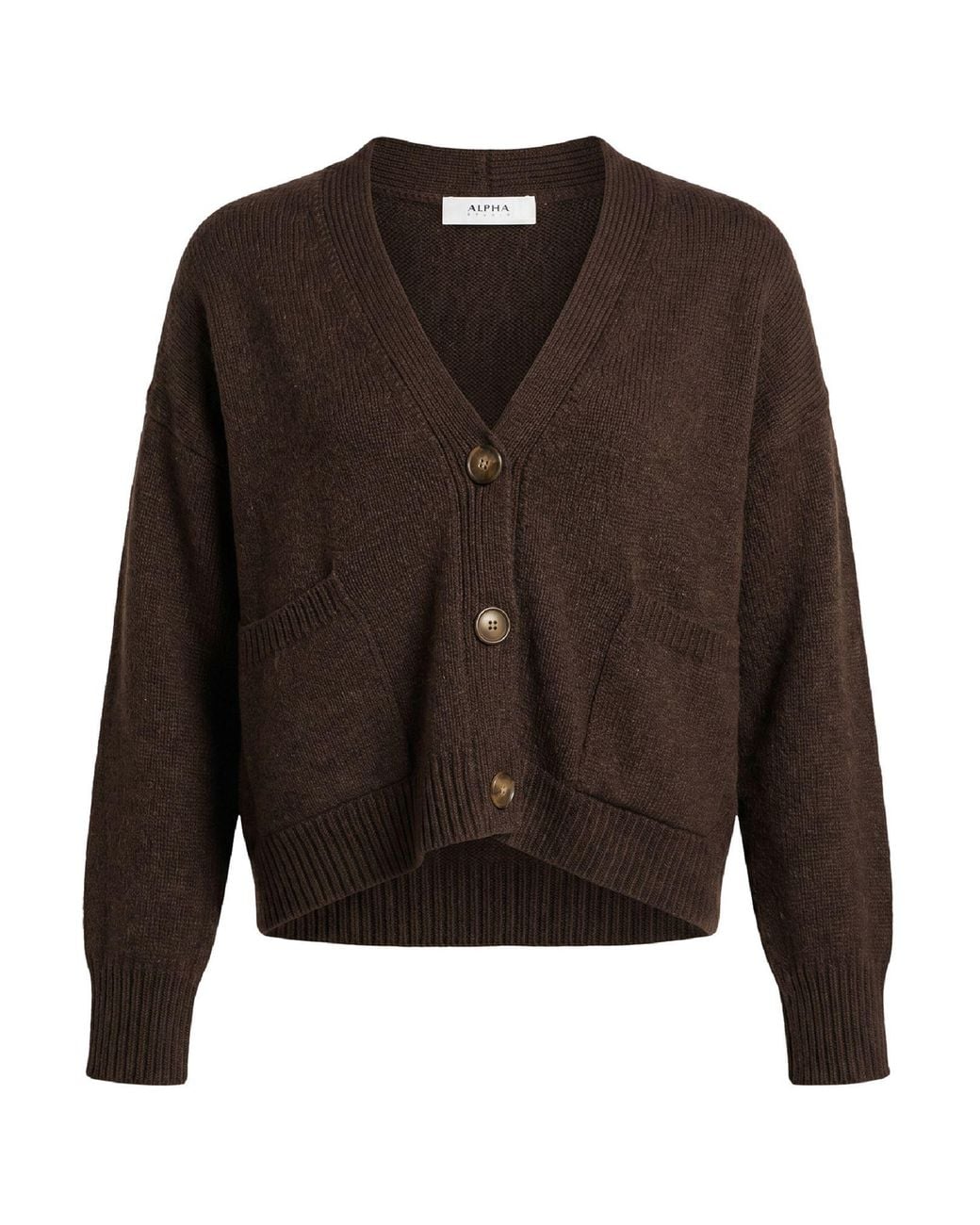 Cardigan di Alpha Studio in Brown