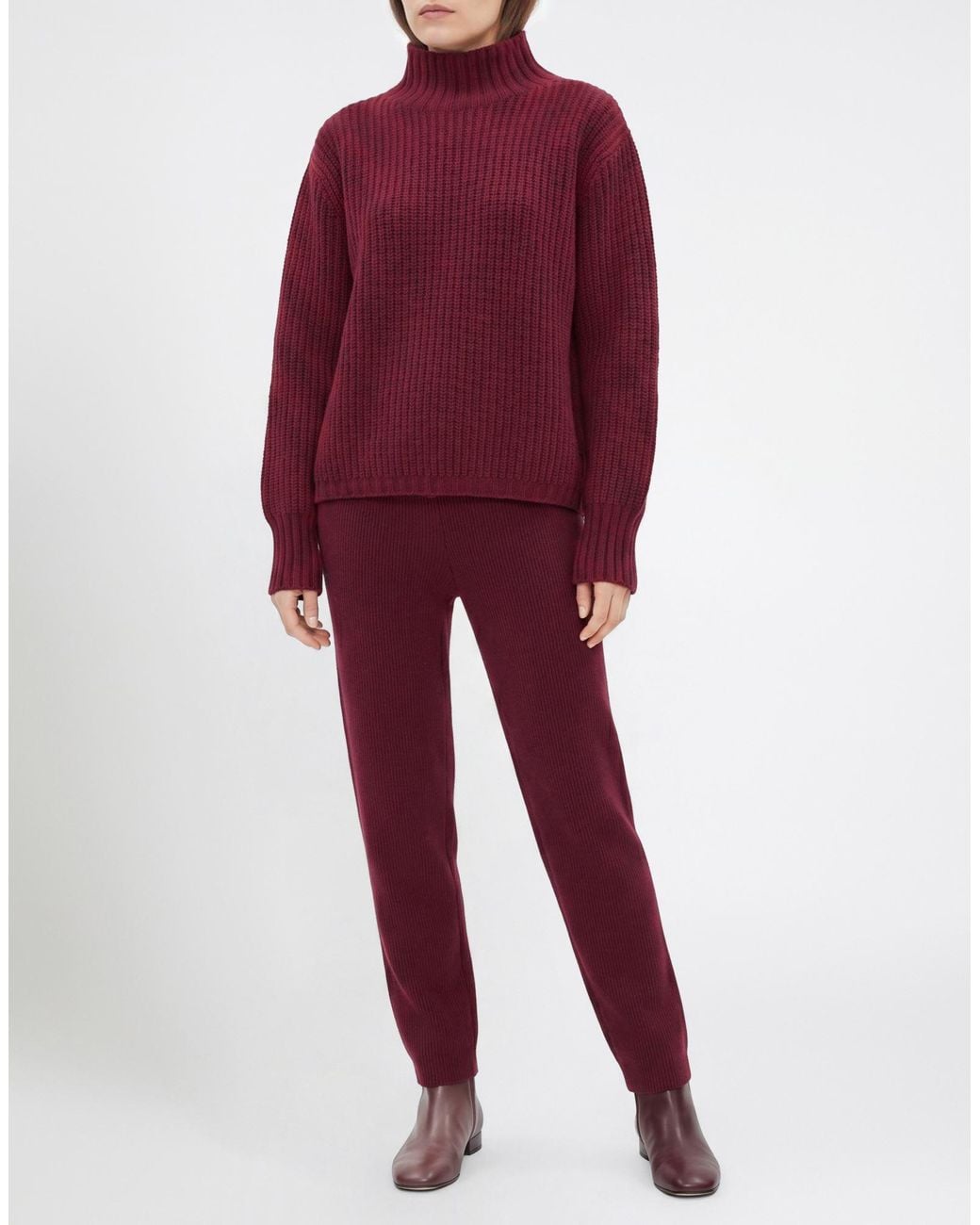 Aragona Red Turtleneck