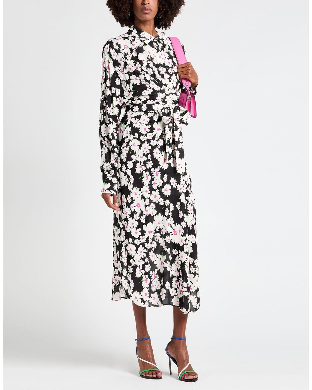 MSGM White Maxi Dress Viscose