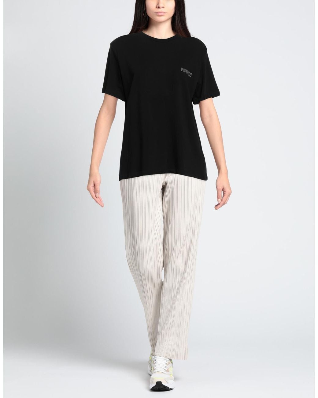 ROTATE BIRGER CHRISTENSEN Black T-shirt
