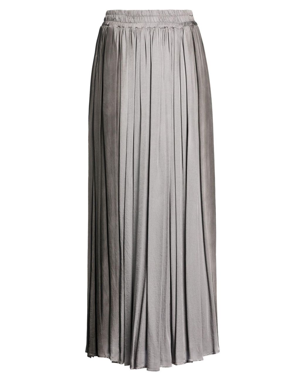 SANCTAMUERTE Gray Maxi Skirt
