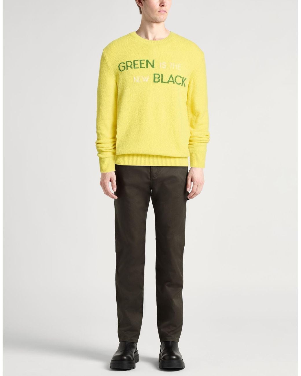 Herno Yellow Sweaters for men