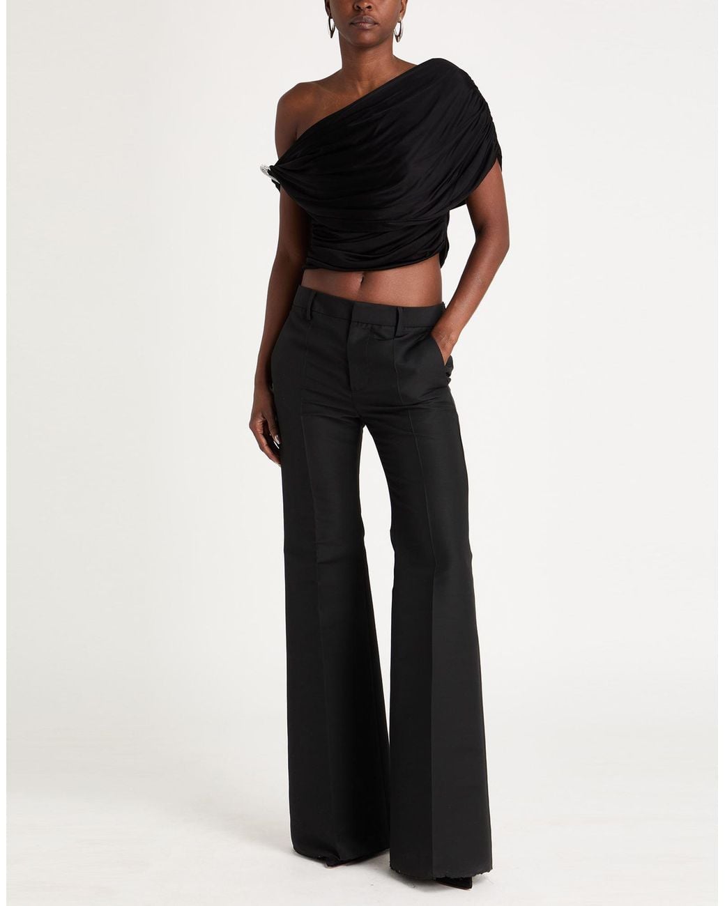 GIUSEPPE DI MORABITO Black Top Viscose