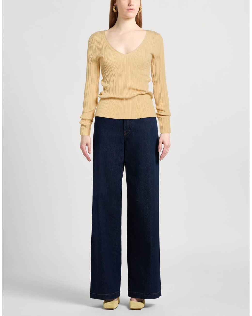 Pullover Alberta Ferretti de color Natural