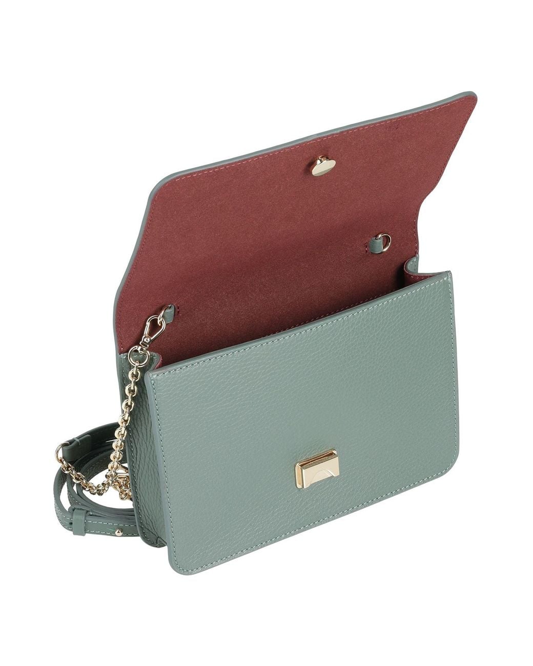 Coccinelle Green Clutch