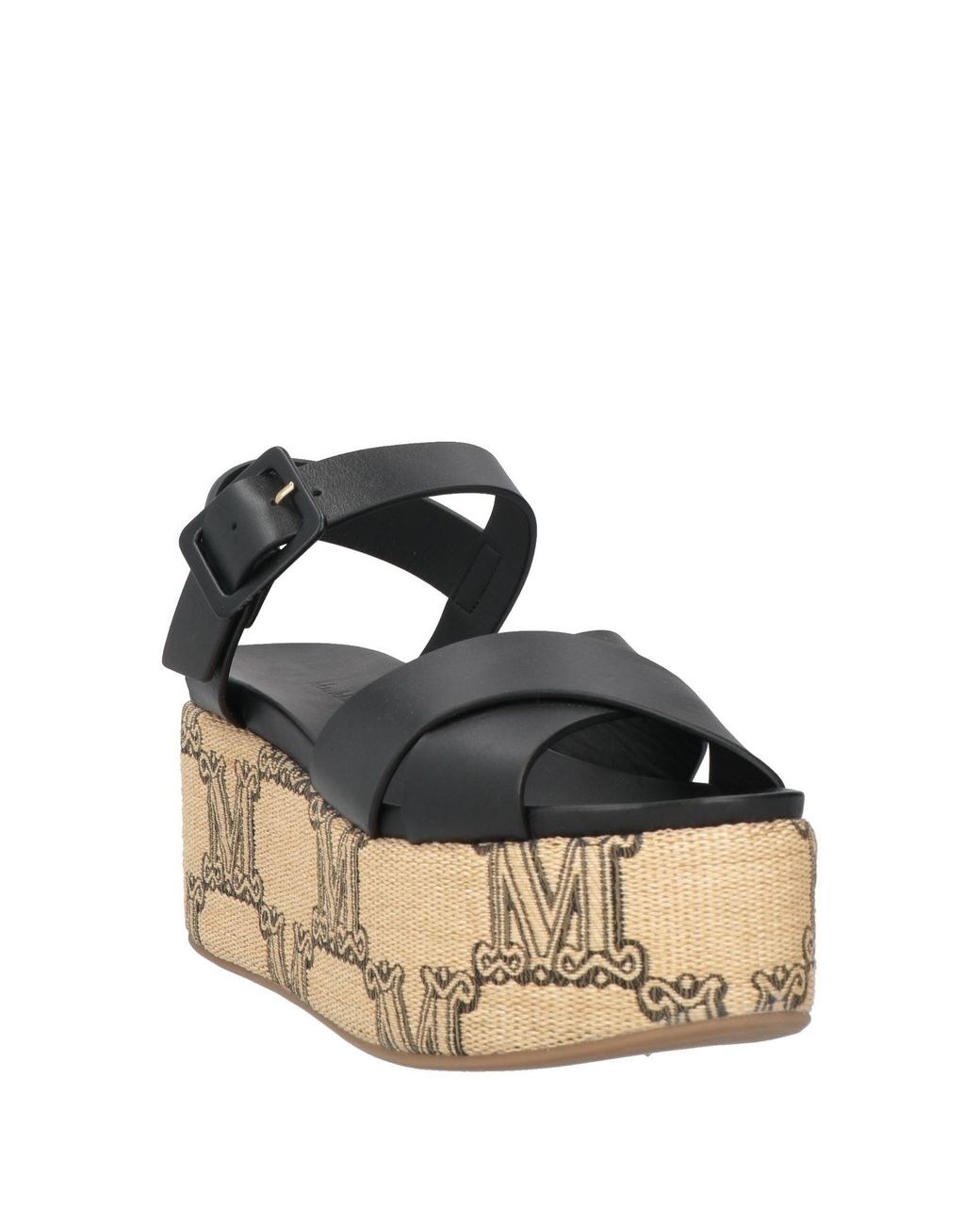 Max Mara Black Espadrilles