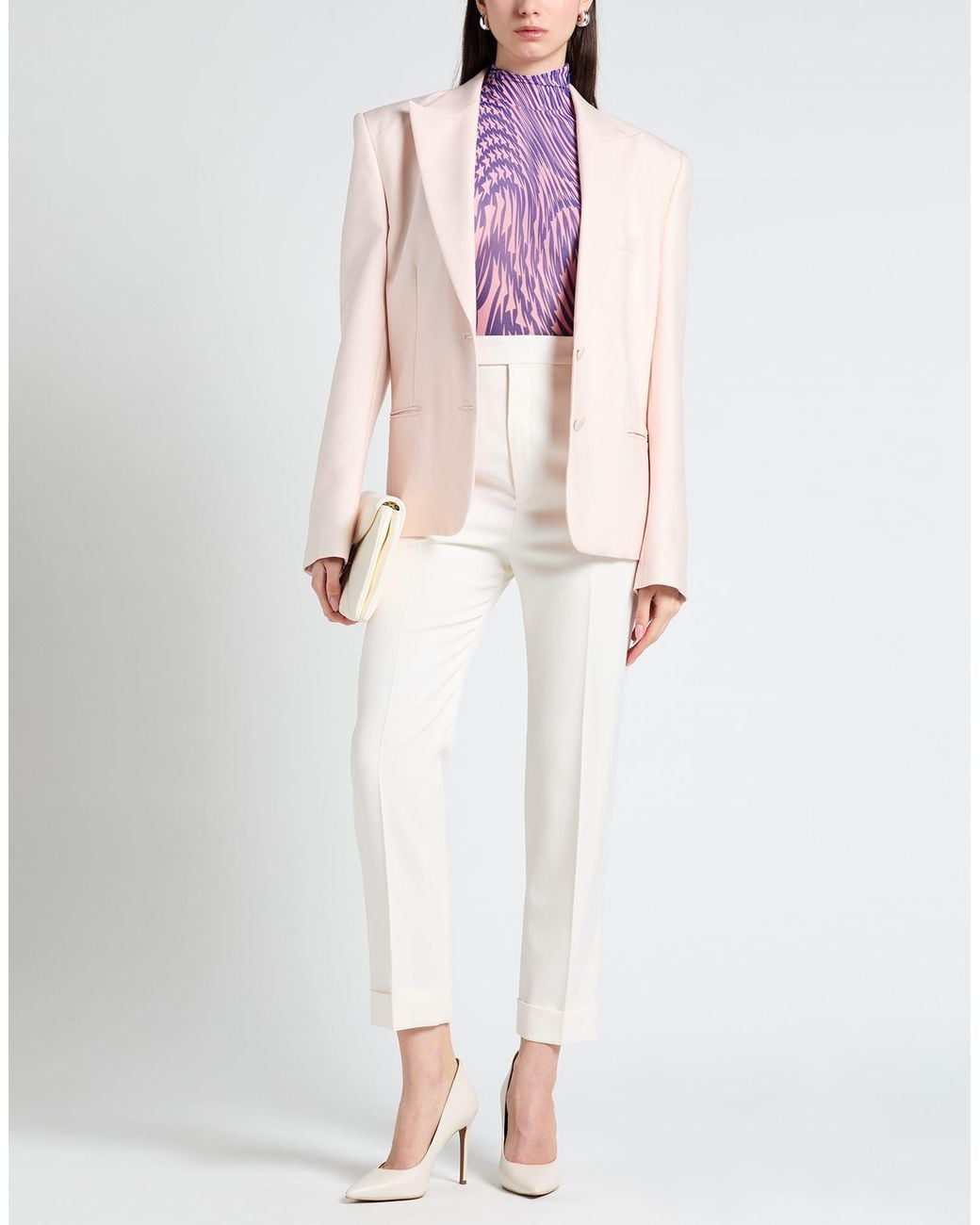 Mugler Purple Bodysuit