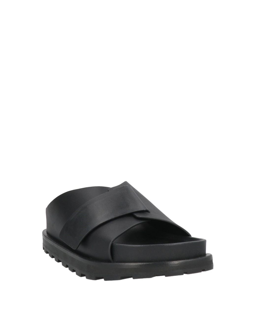 Jil Sander Gray Sandals Cowhide