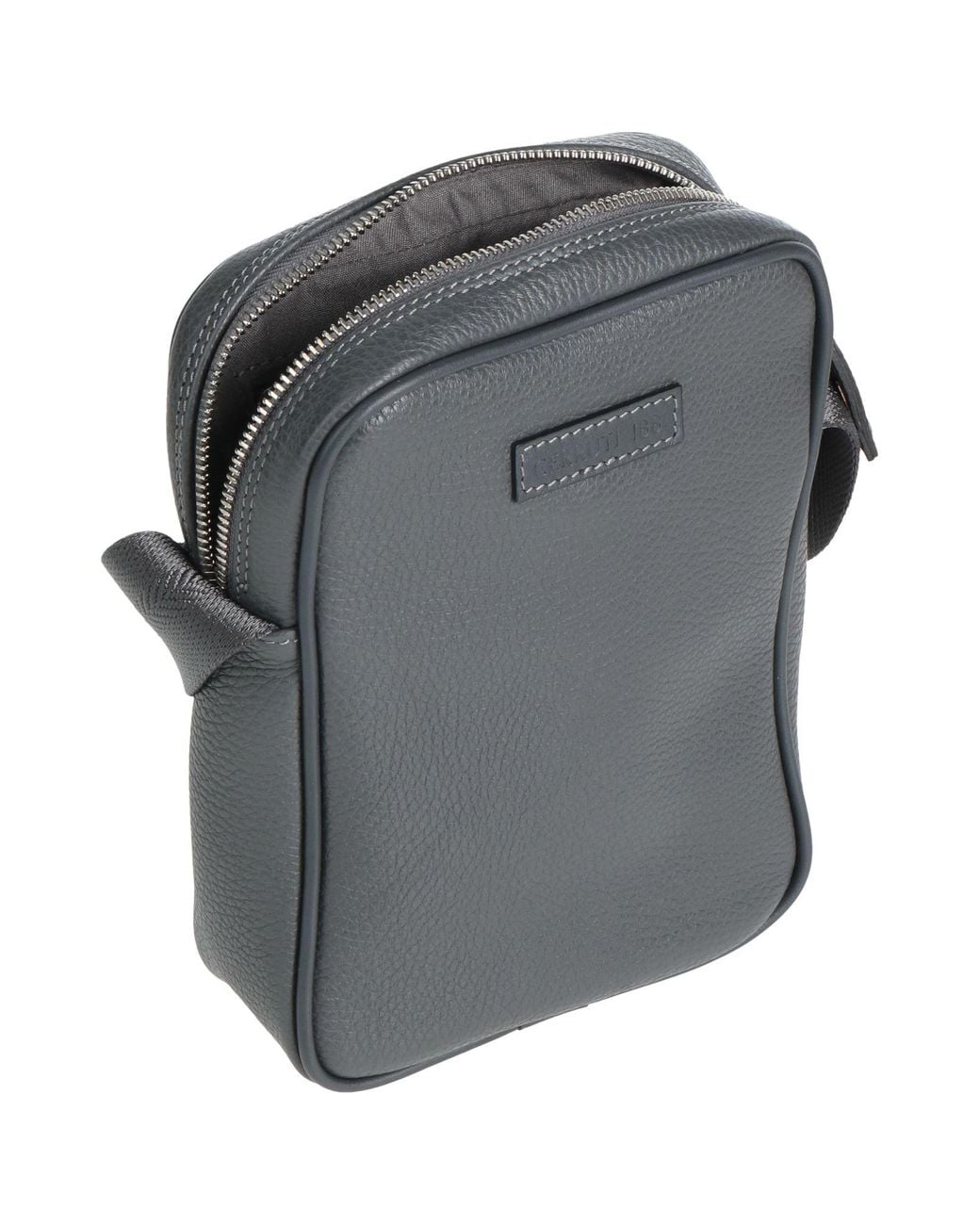 Cerruti 1881 Gray Cross-Body Bag Cow Leather