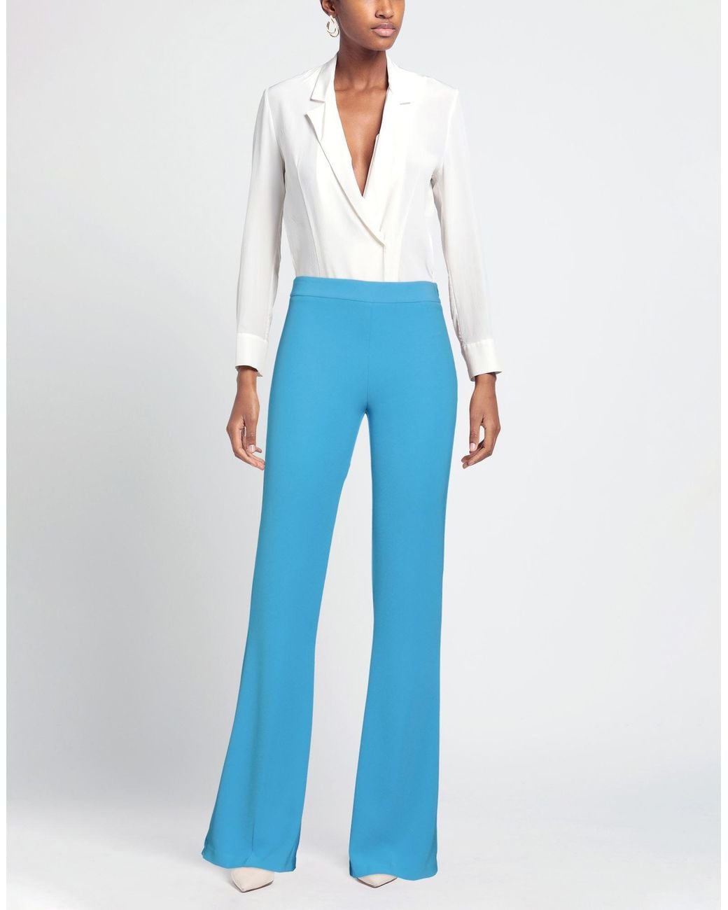 SIMONA CORSELLINI Blue Trouser