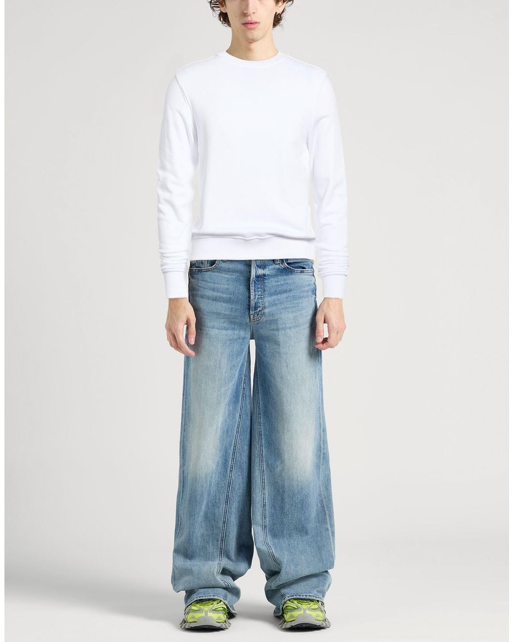 K-Way White Sweatshirt Cotton, Polyamide for men