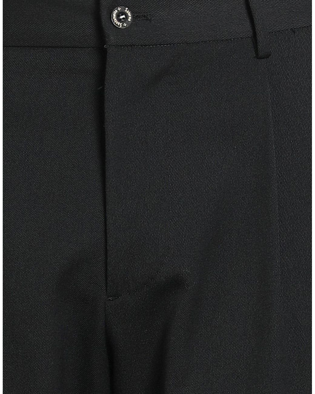 Santaniello Black Pants for men
