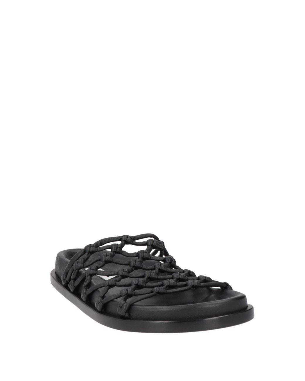 Jil Sander Black Sandals Leather
