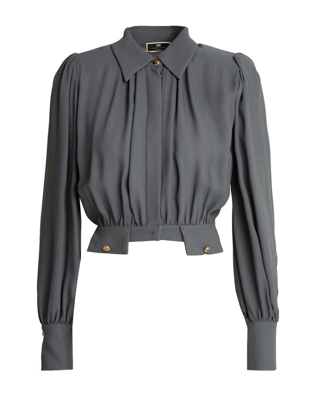 Elisabetta Franchi Gray Shirt