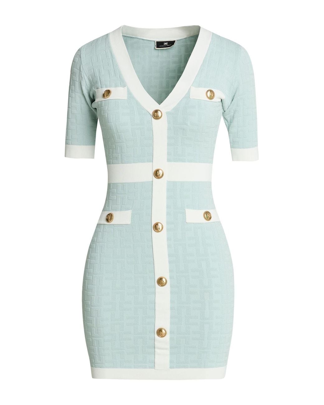 Elisabetta Franchi Blue Mini Dresses