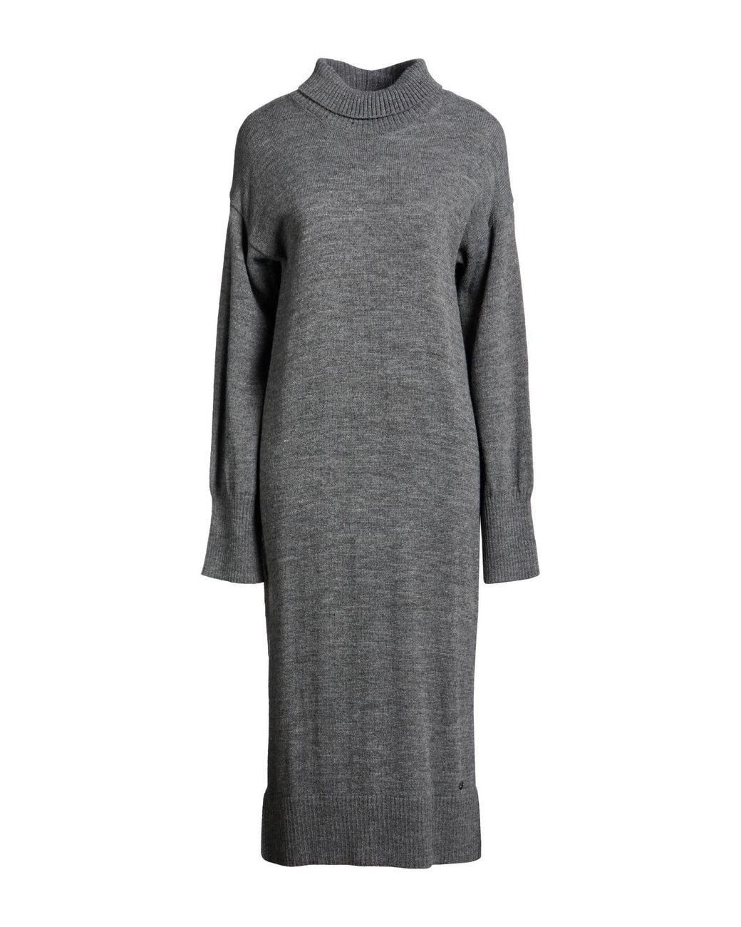 Ottod'Ame Gray Midi Dress