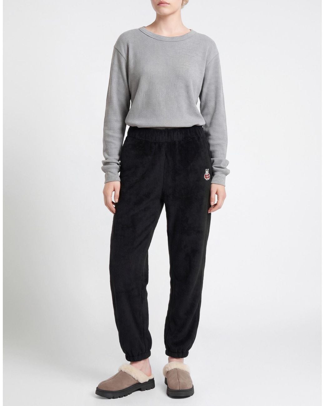 Hysteric Glamour Black Pants Polyester, Polyurethane