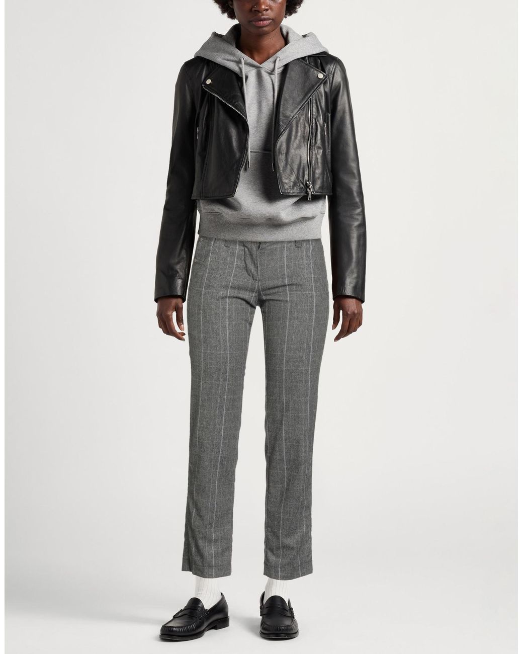 Jacob Cohen Gray Pants Virgin Wool, Polyester, Viscose, Polyamide, Elastane