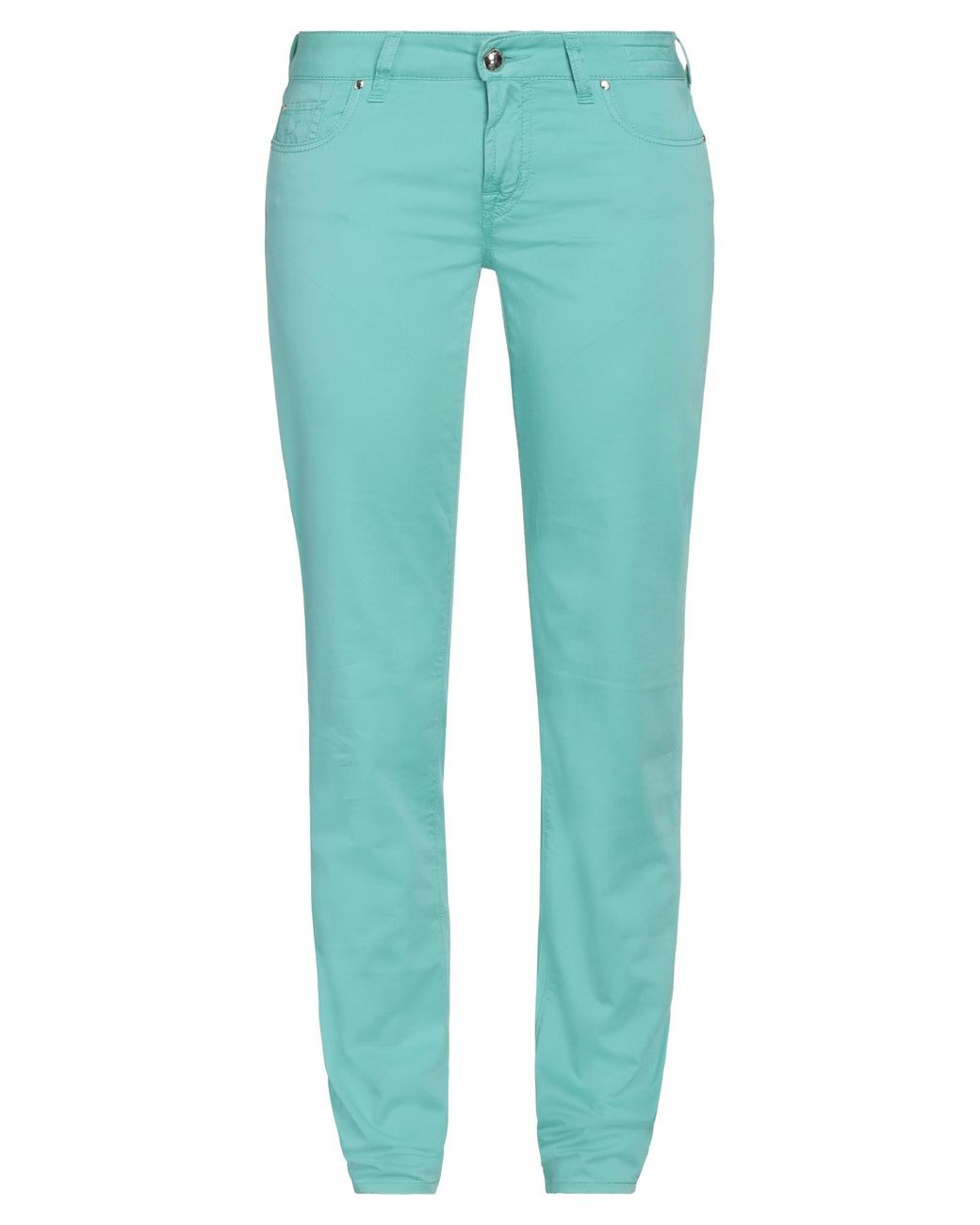 Jacob Cohen Blue Pants Cotton, Elastane