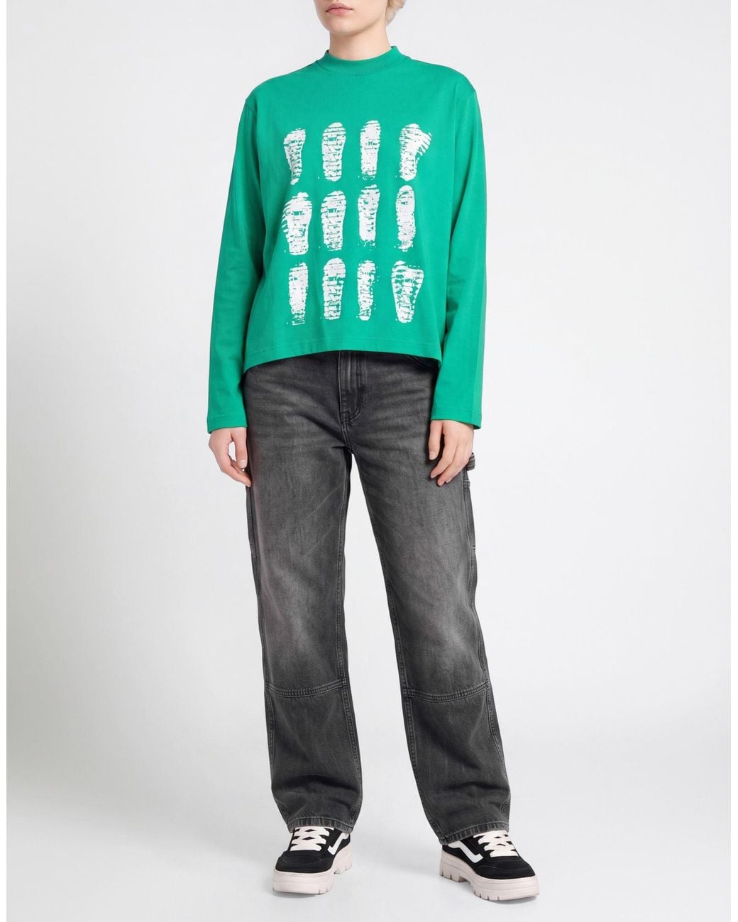 Sunnei Green T-Shirt Cotton