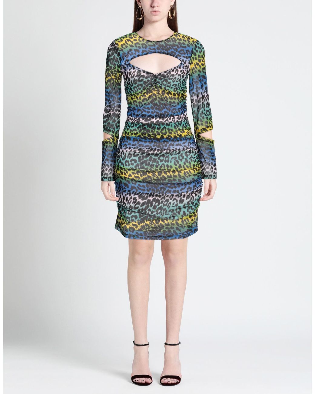 Ganni Blue Mini Dress