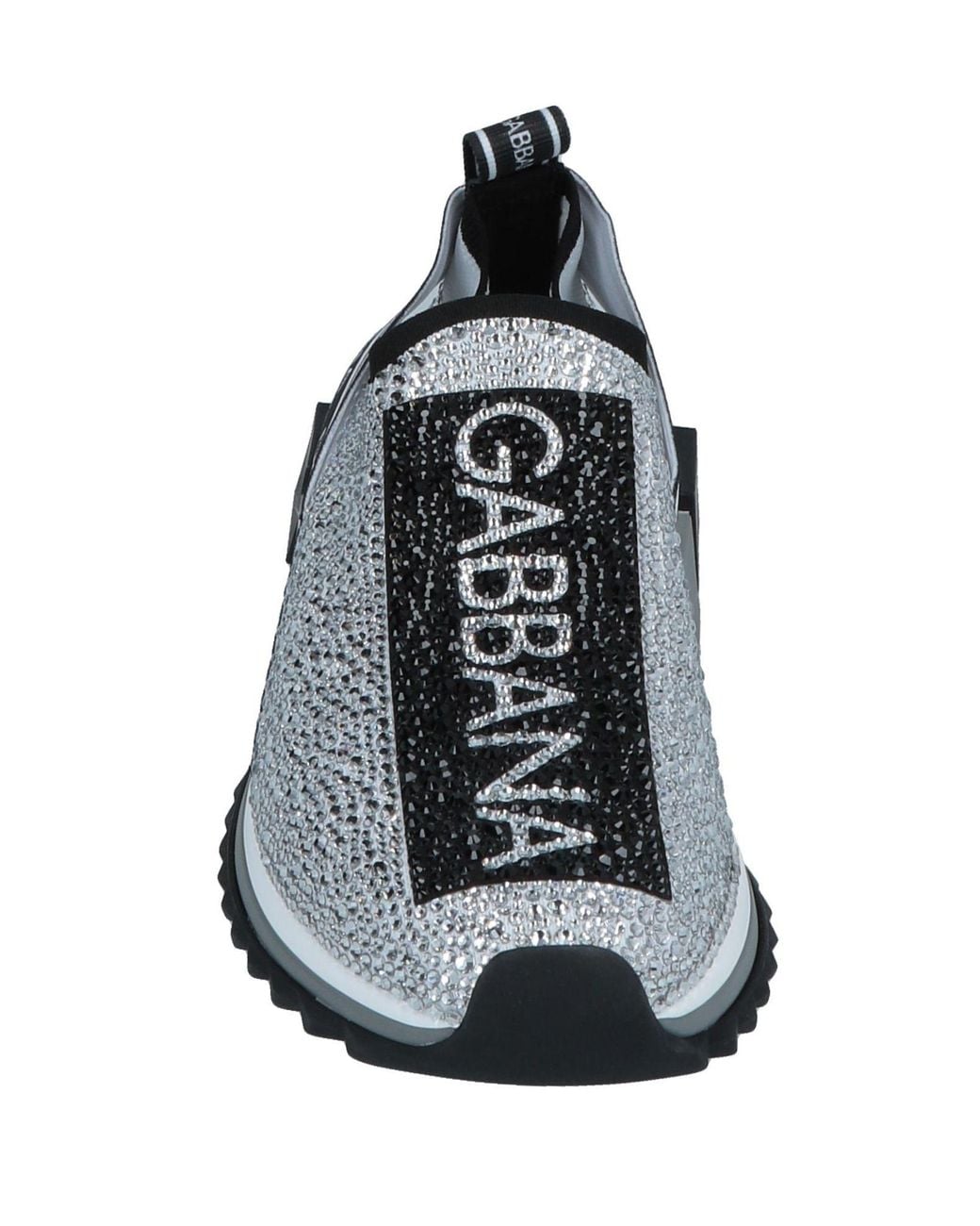 Dolce & Gabbana Sorrento Sneakers With Fusible Crystals in White