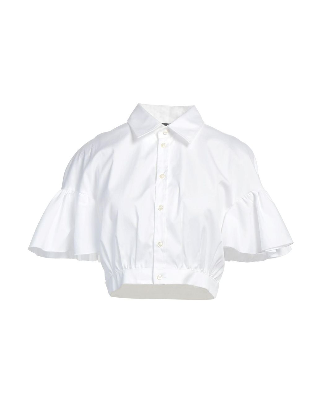 DSquared² White Shirt Cotton, Elastane
