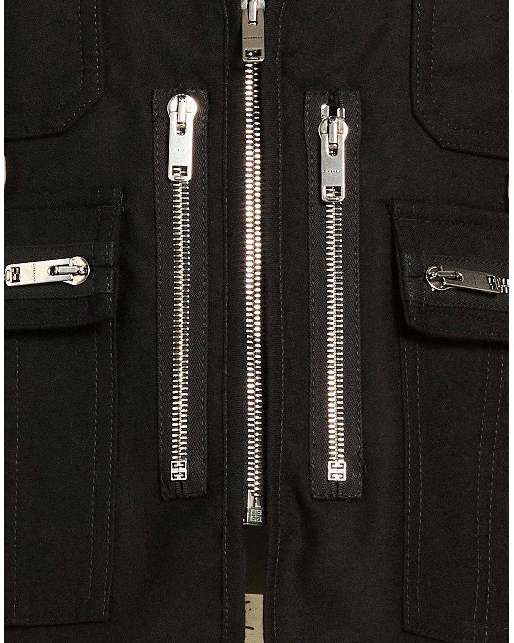 Givenchy Black Vest Wool for men