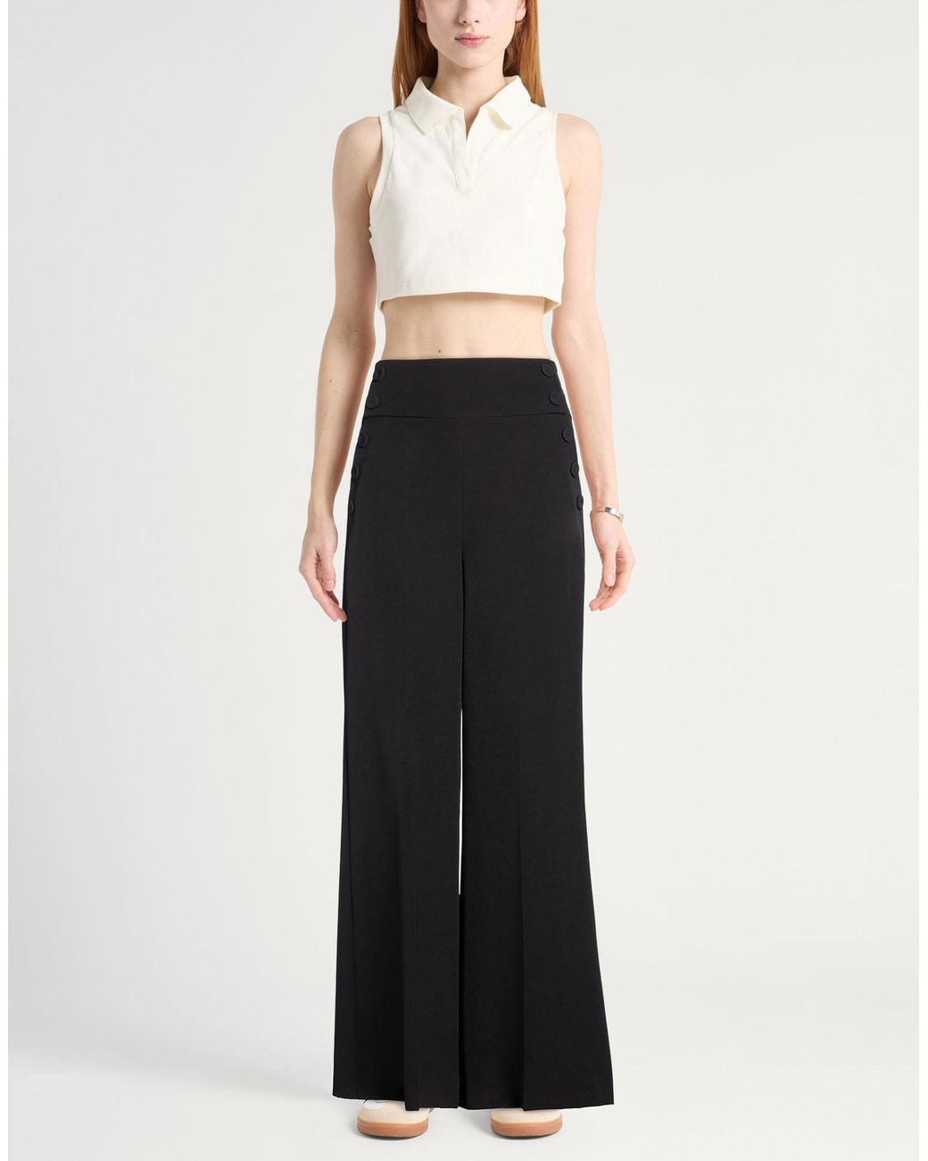 Hanita Black Trouser