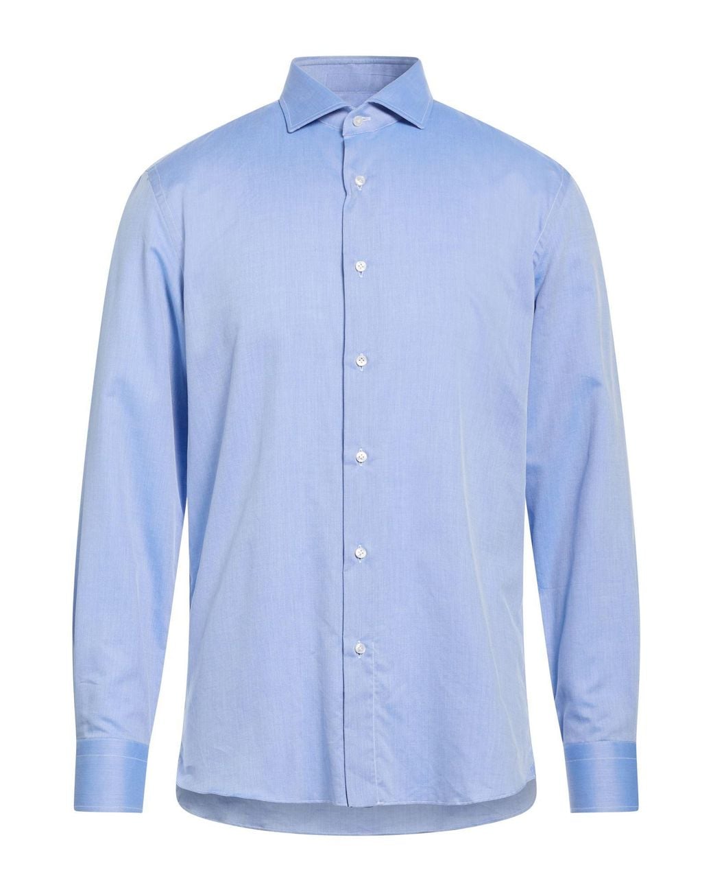 Caruso Blue Light Shirt Cotton for men