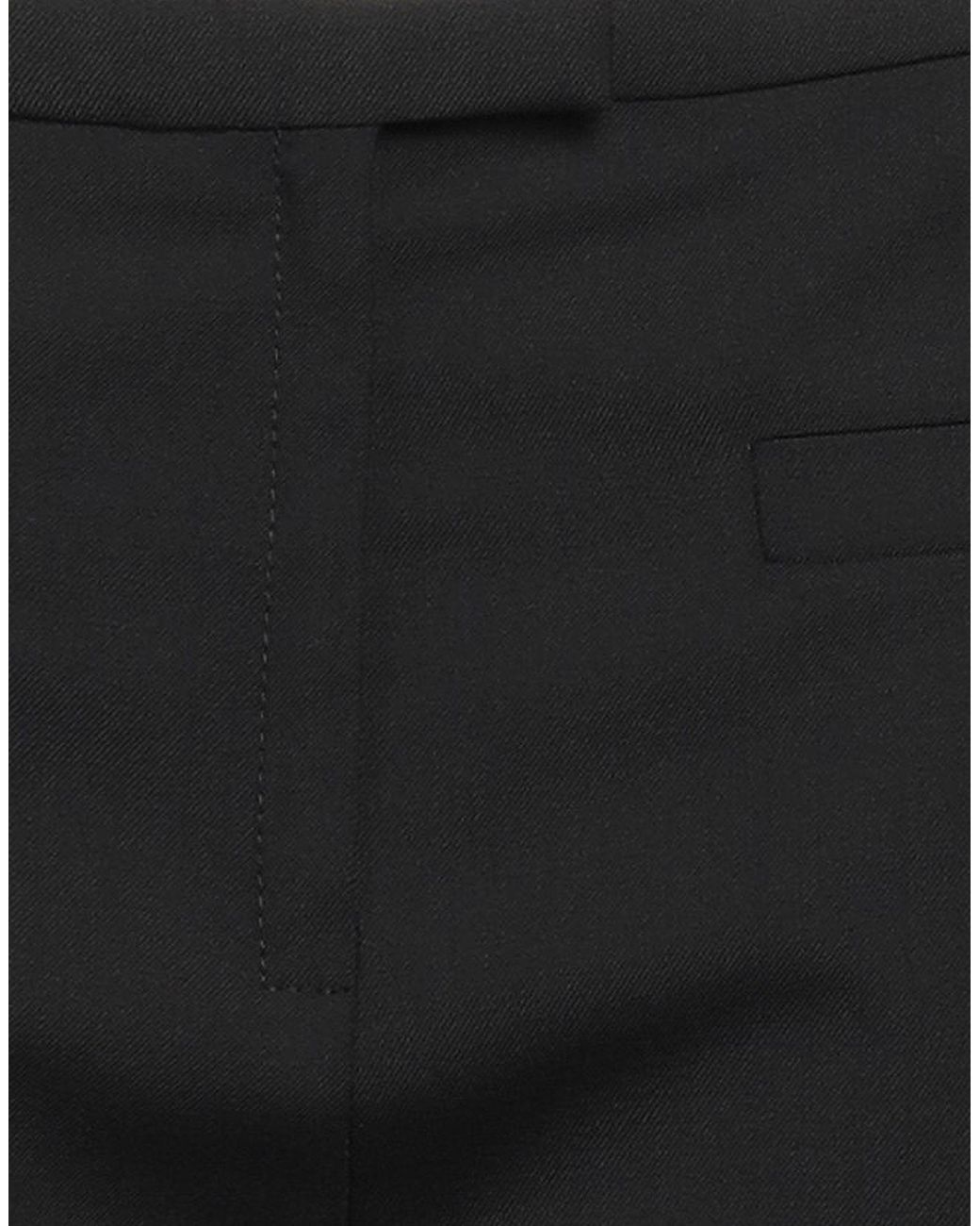 Courreges Black Pants Wool, Elastane