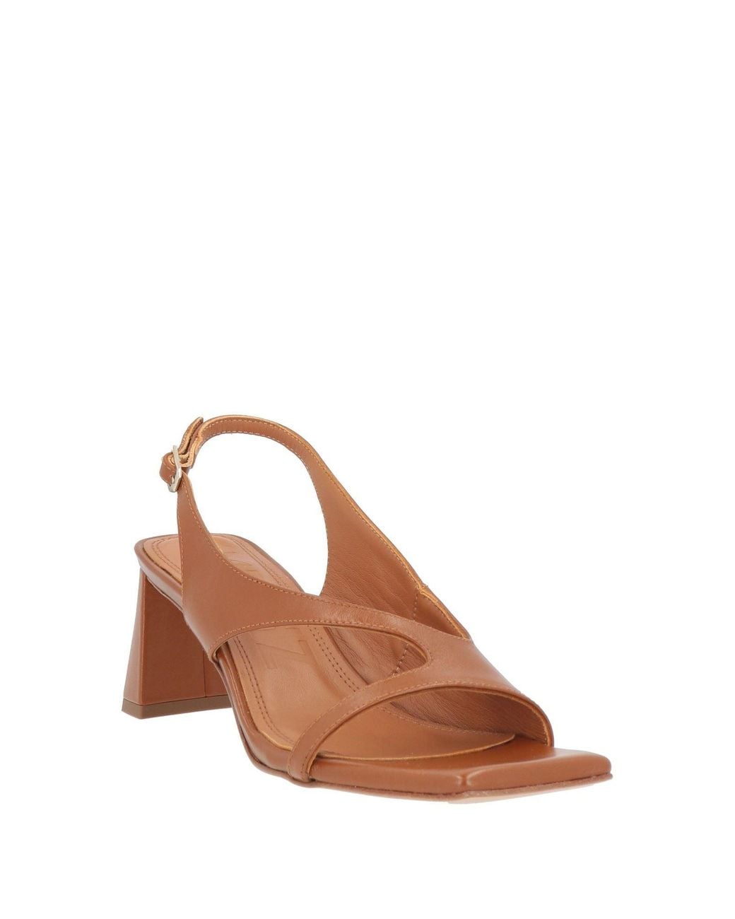 Souliers Martinez Brown Tan Sandals Leather