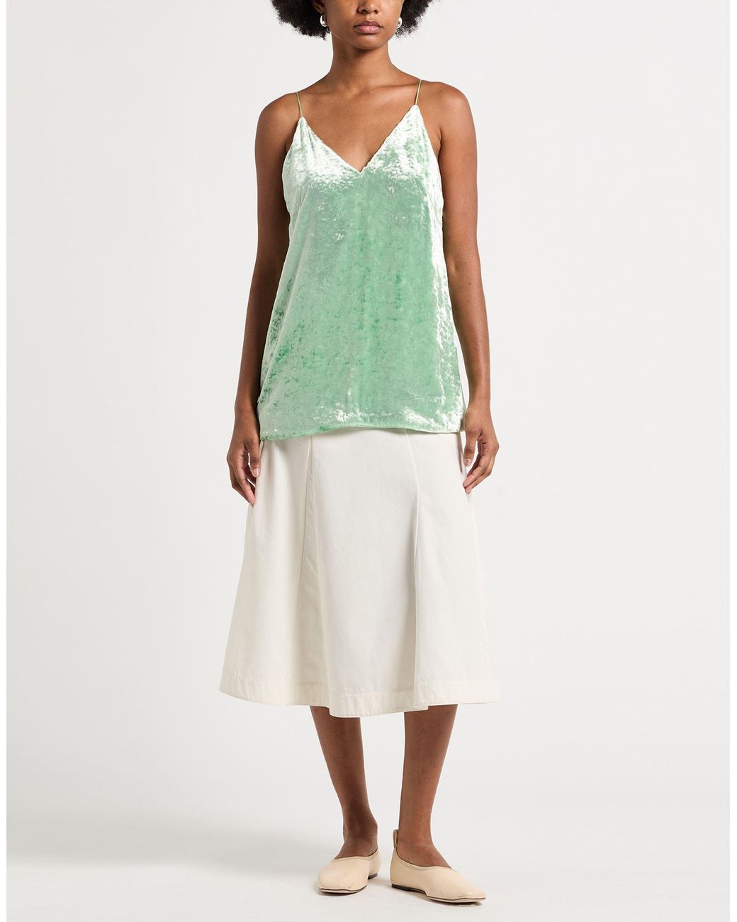 Top Jil Sander de color Green