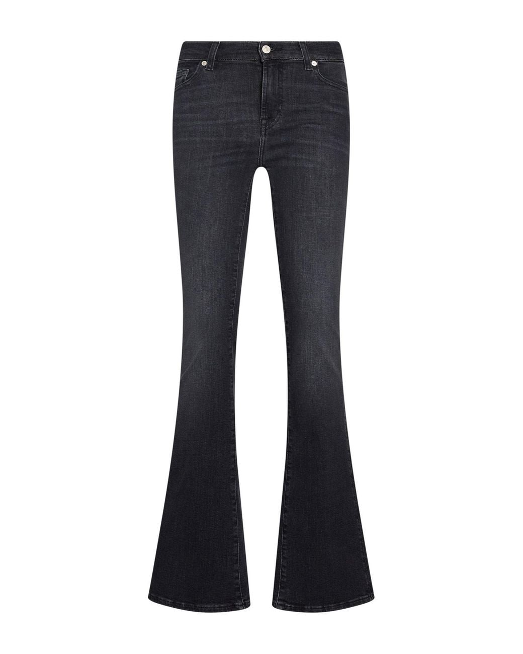 7 For All Mankind Blue Jeans Cotton, Elastane