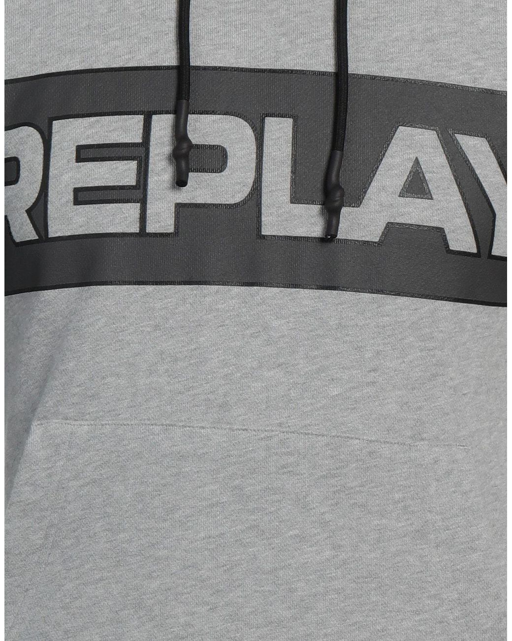 Replay Gray Sweatshirt for men
