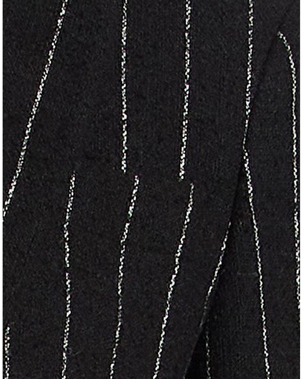 Moschino Black Jacket Wool, Polyester, Polyamide, Acrylic, Elastane