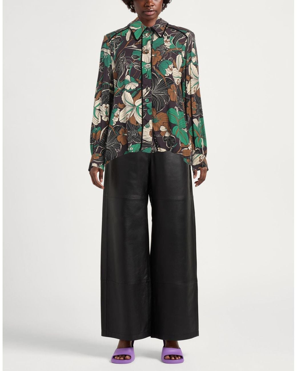 EMMA & GAIA Green Shirt Viscose