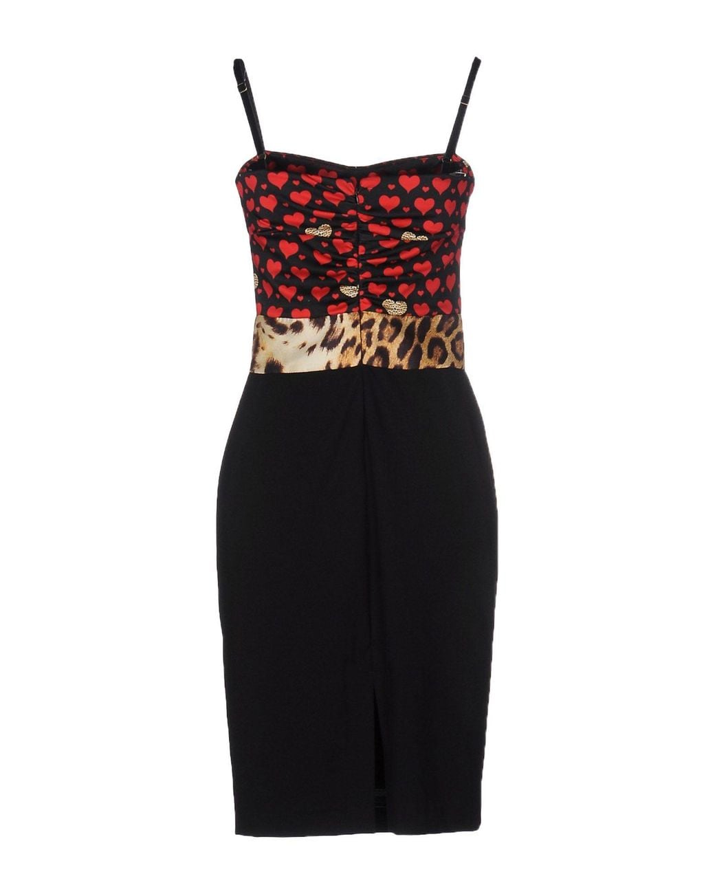 Roberto Cavalli Red Midi Dress Viscose, Elastane, Silk
