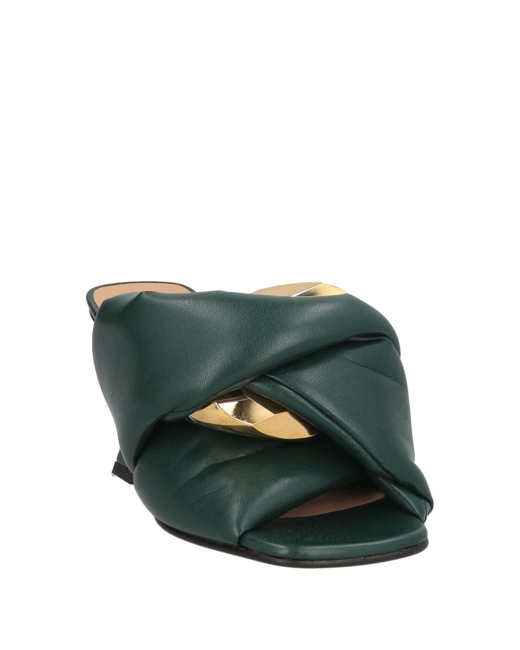 J.W. Anderson Green Dark Sandals Synthetic Material