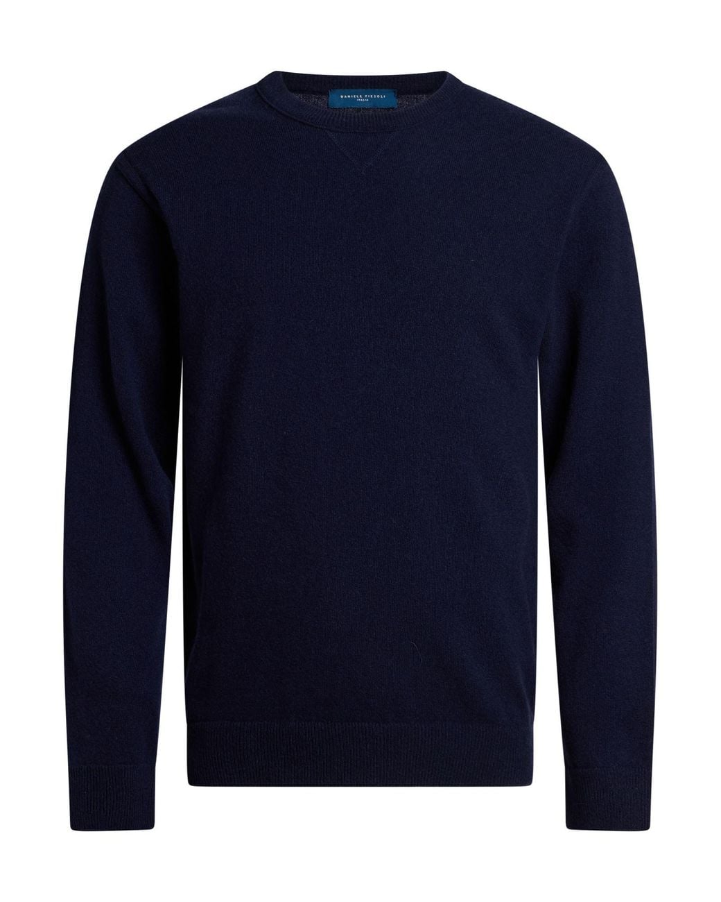 Daniele Fiesoli Blue Midnight Sweater Merino Wool, Cashmere for men