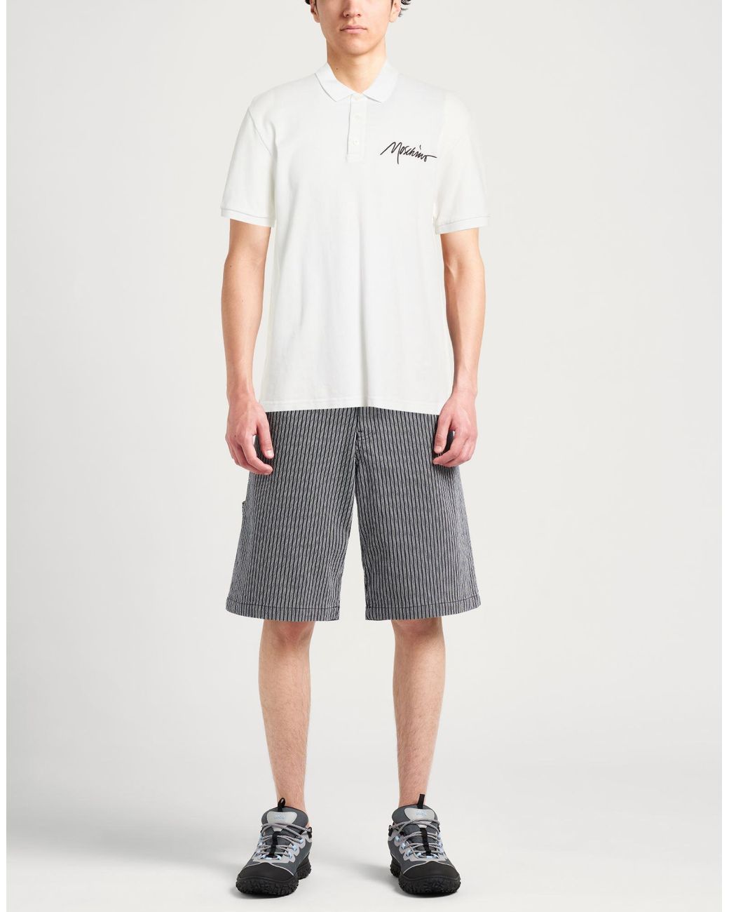 Polo Moschino de hombre de color White