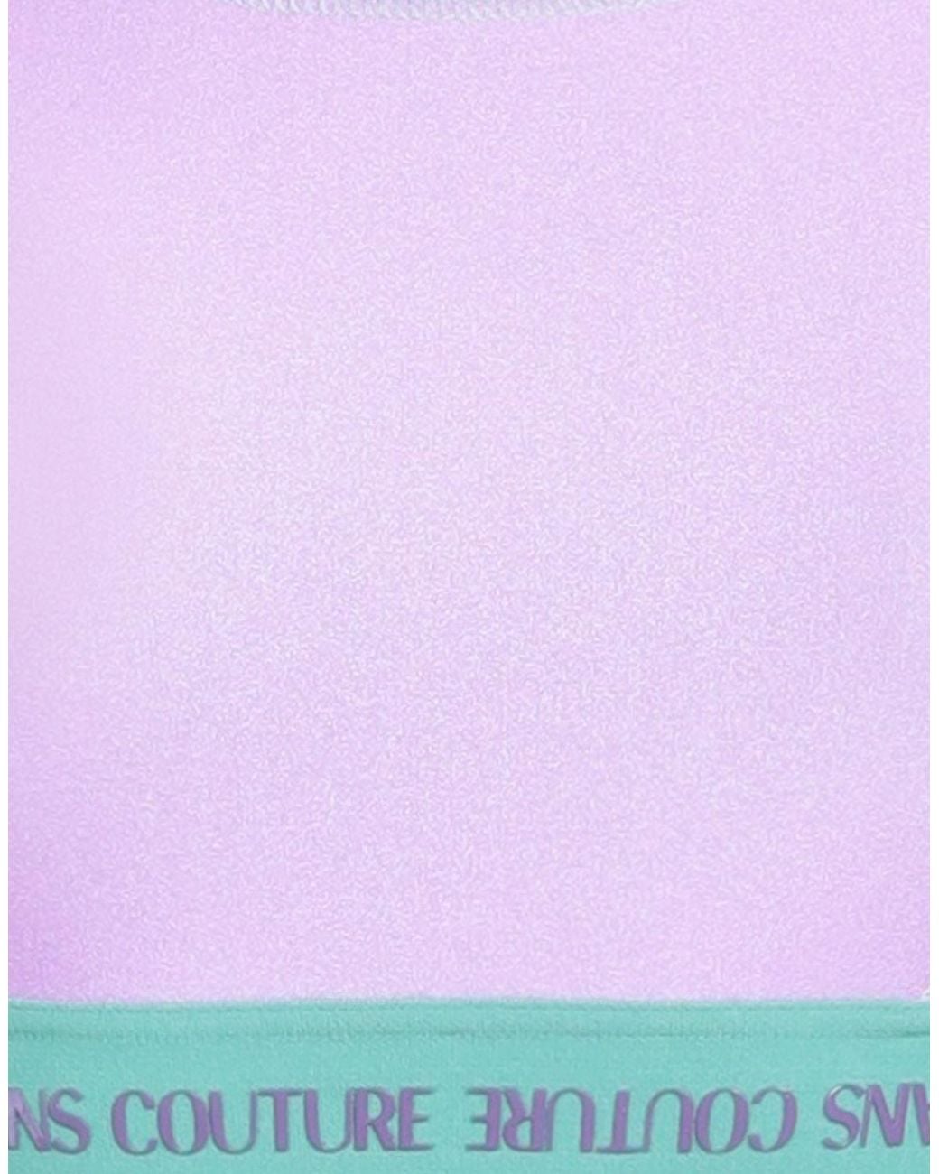 Versace Jeans Couture Purple Top Polyamide, Elastane