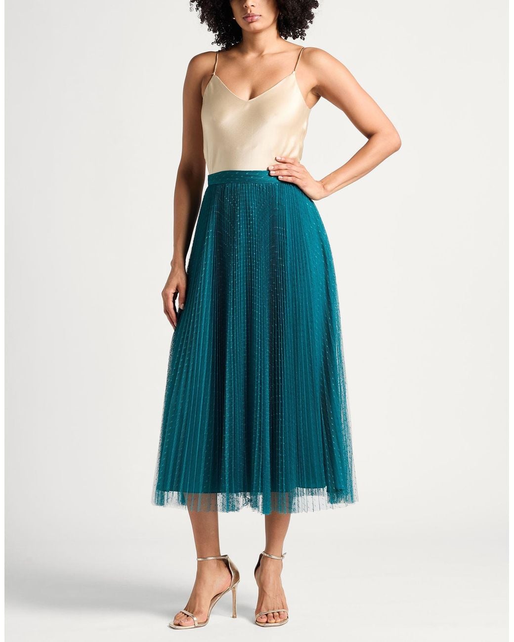 Twinset Blue Midi Skirts
